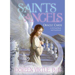 Saints & Angels Oracle Cards Deck With Guidebook By Doreen Virtue